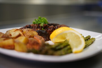 Chicken, Potatoes, and Asparagus