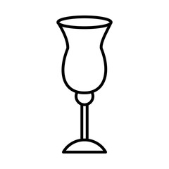 goblet icon image, line style