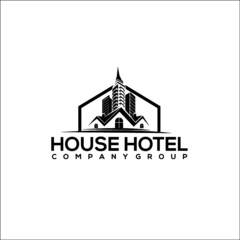  HOUSE HOTEL logo exclusive design inspiration