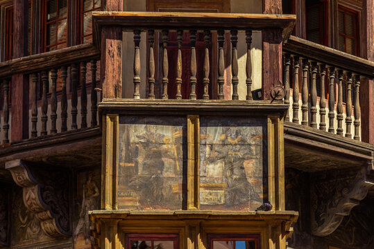 The Pfister house in the old town of Colmar in Alsace.