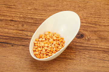 Dry peas for cooking
