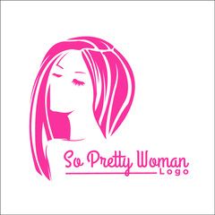 prety wooman logo exclusive design inspiration