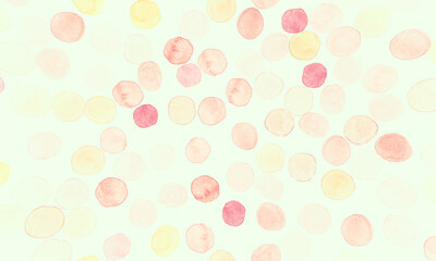 Orange Exotic Autumn Pattern. Watercolour Leaves 