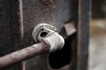 Photo of pipe from old gas stove