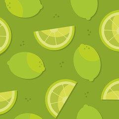 lemons green pattern, colorful design