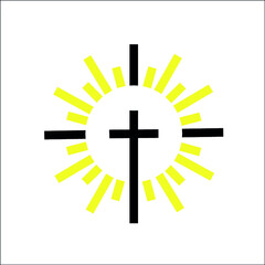 crisht the king light rays logo exclusive design inspiration