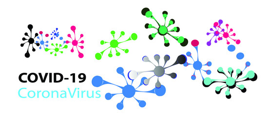 Coronavirus 2019-nCoV. Corona virus icon isolated