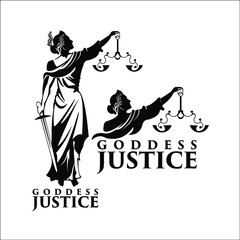 Goddess Justice logo exclusive design inspiration