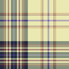 Seamless vector tartan pattern for fabric, textile, wrapping etc. Plaid background	