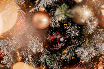Fototapeta na wymiar Christmas and happy new year concept
