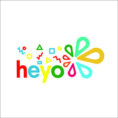 heyo celebration logo exclusive design inspiration