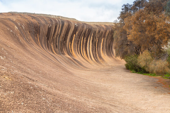 The Wave Rock close to Hyden, Western Australia