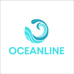 Ocean logo exclusive design inspiration