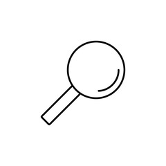 search icon element of e-commerce icon for mobile concept and web apps. Thin line search icon can be used for web and mobile. Premium icon on white background