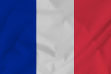 Flag of Egypt on Fabric texture