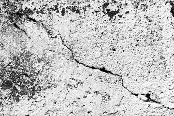 Texture of a concrete wall with cracks and scratches which can be used as a background