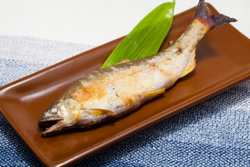 あゆの塩焼き