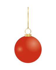happy merry christmas ball hanging