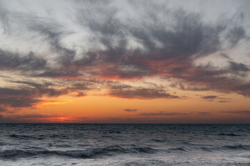 Huron Clouds at Sunset