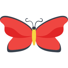
A lowland butterfly specie called red glider icon
