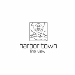 Harbor Town line view logo exclusive design inspiration