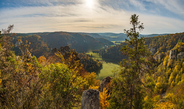 Fantastic autumn hike in the beautiful Danube valley near the Beuron monastery