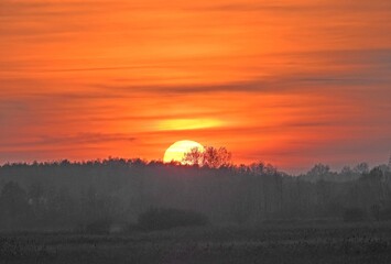 zach&oacute;d słońca