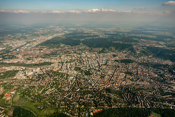 Obraz premium Luftbild/Aerial Stuttgart