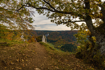 Fantastic autumn hike in the beautiful Danube valley near the Beuron monastery