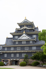 岡山城の天守閣