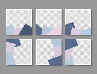 Social media editable post banner. Web banners for social media. Clear and simple design, vector illustration.	
