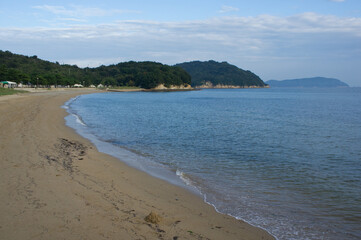 人のいない海岸