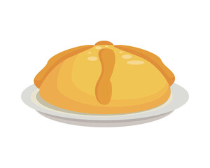 sweet pie pastry bakery icon