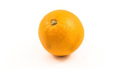 Orange banner photo on white isolated background