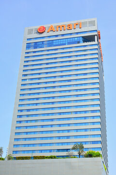 Amari hotel facade in Bangkok, Thailand