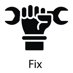 fix glyph vector icon