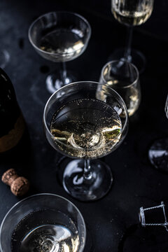 Champagne glasses
