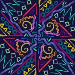Wakandan/ African inspired colorful background graphic