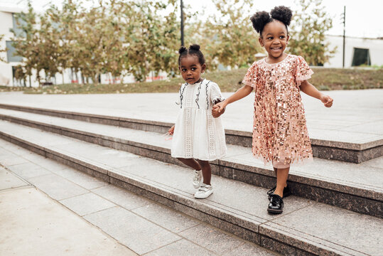 Toddler Sister in dresses