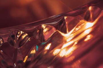 Abstract background with glass elements