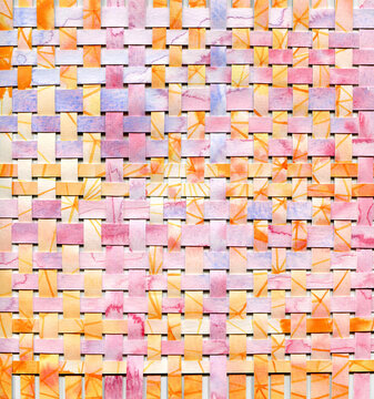 Lovely pink and orange collage background