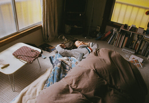 Sleeping in
