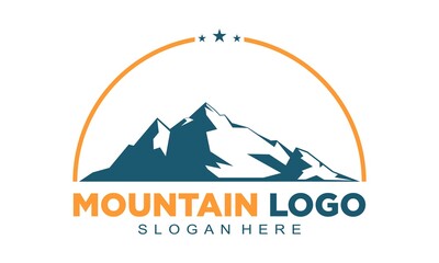 Mountain illustration design vector