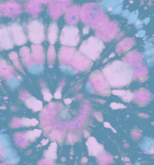 Art Swirl Background. Pastel Abstract Tye Dye 
