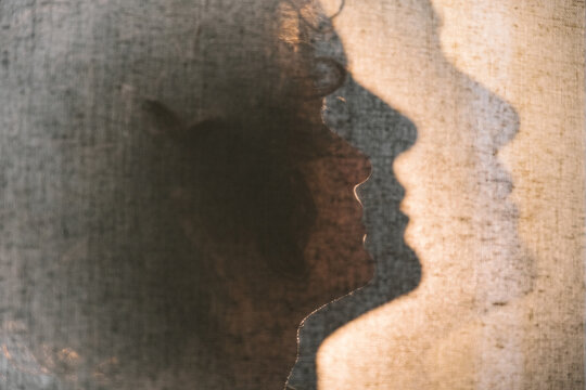 A tripple silhouette.