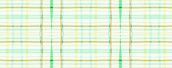 Green Fall Plaid Pattern. Seamless Picnic 