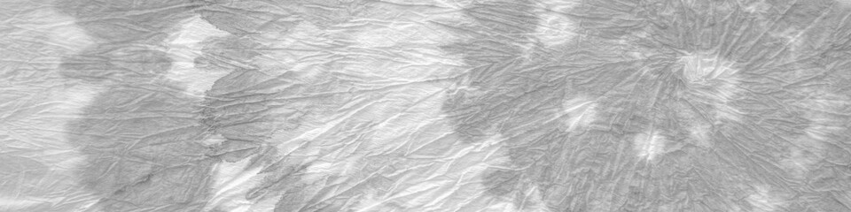 Tie Dyed Swirl. Panoramic Wrinkled Ink Paper. 