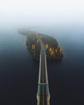 A ghostly bridge
