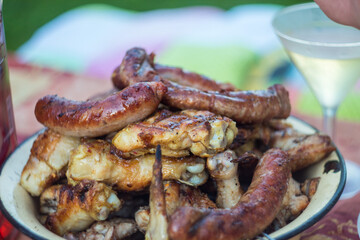 grilled chicken wings