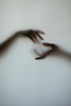 eastetic lines of couple choreographers hands